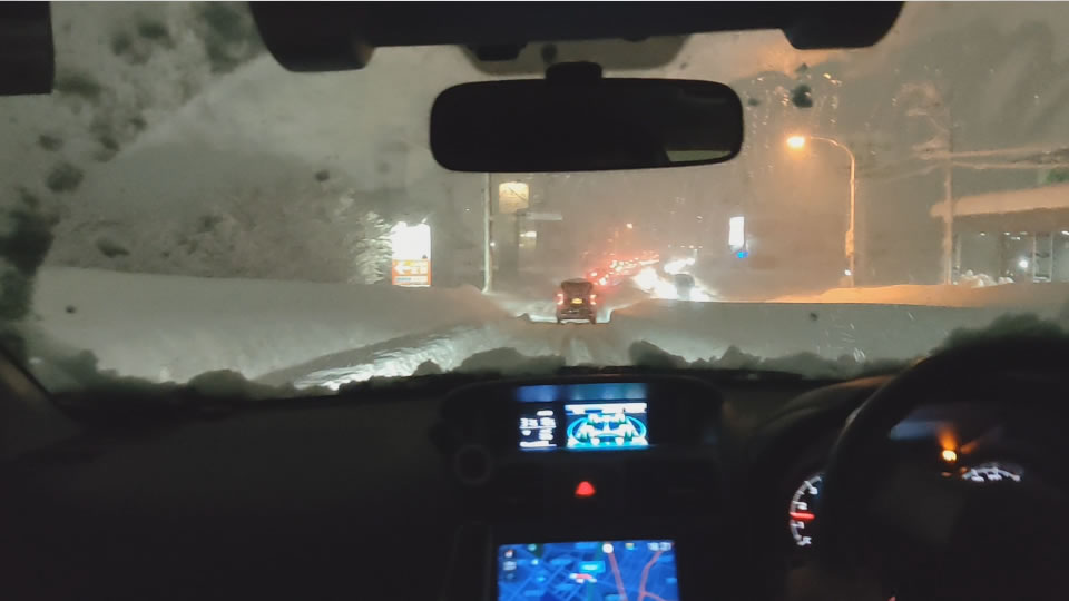 フジテレビジョン様大雪報道映像